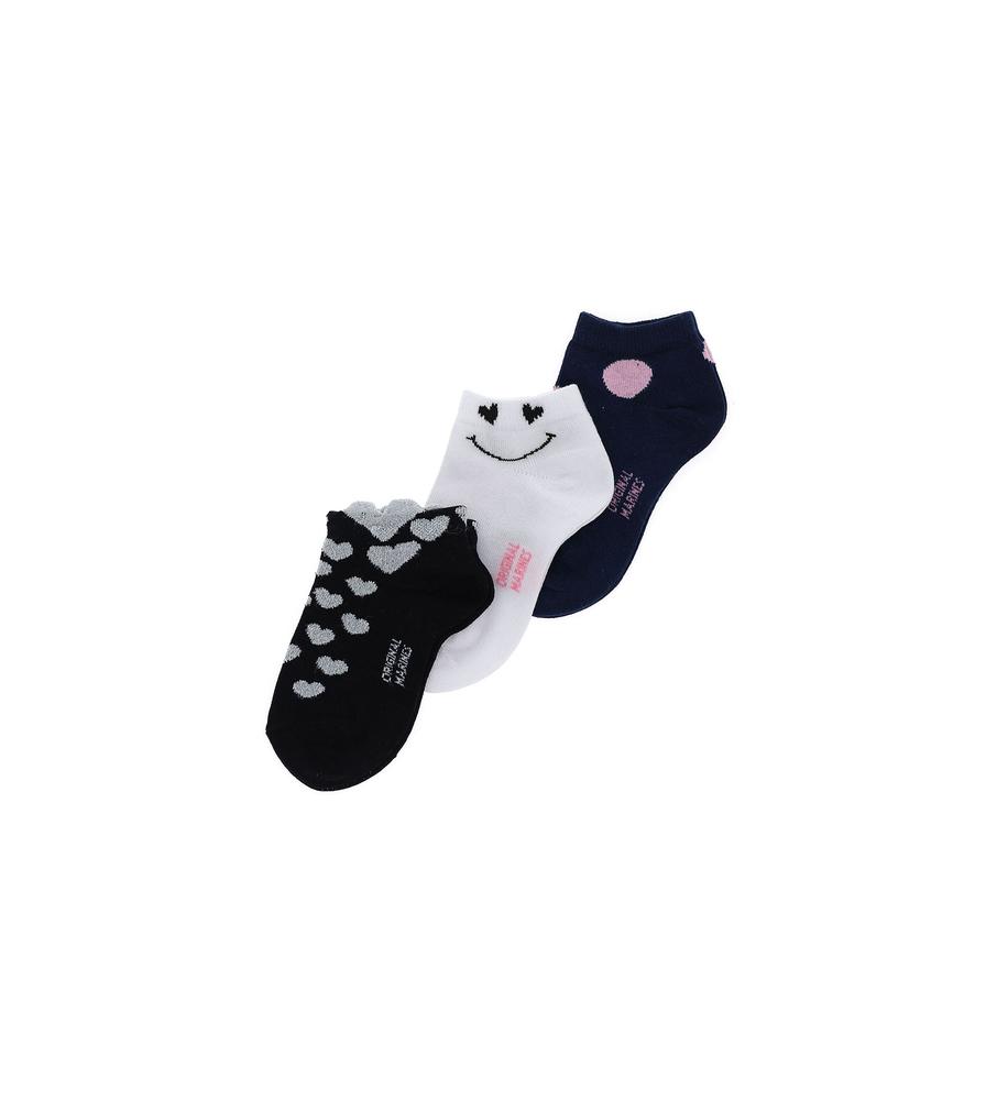 dětské ponožky 3pack kotníčkové