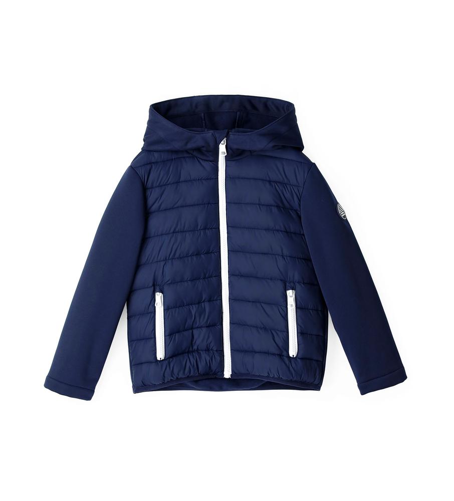 Chlapecká přechodová bunda se softshell rukávem