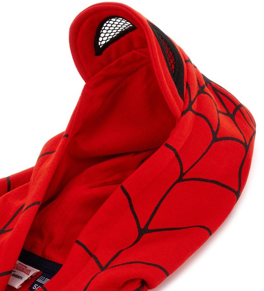 Chlapecká mikina na zip zateplená Spiderman