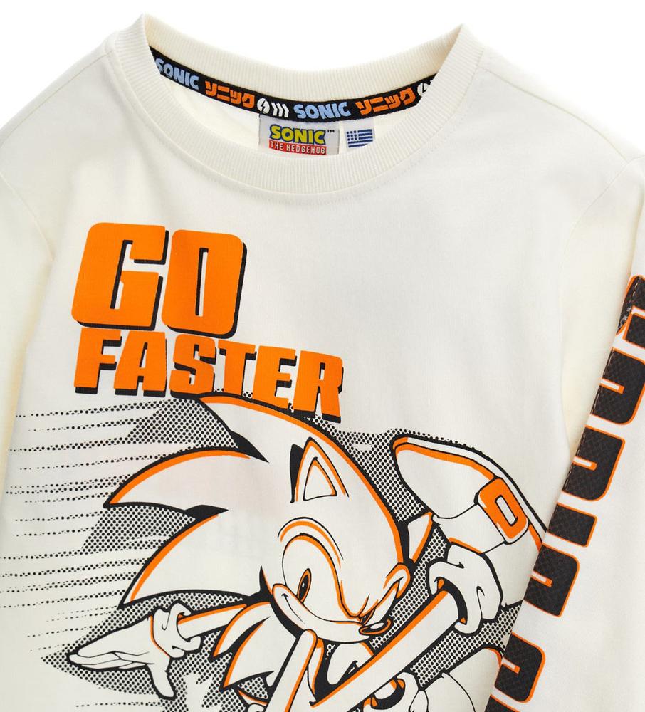 Chlapecké tričko s dlouhým rukávem Sonic