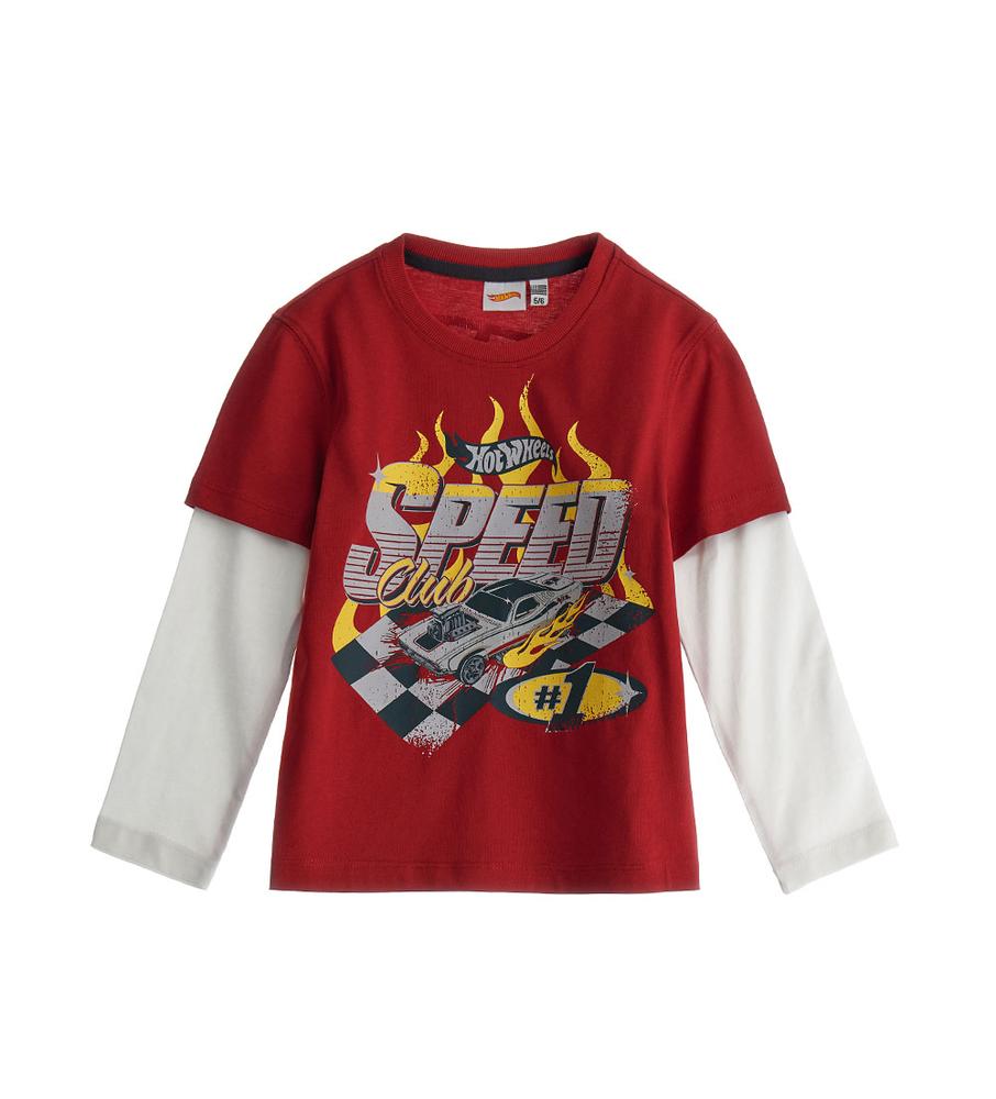 Chlapecké tričko s dlouhým rukávem Hot Wheels