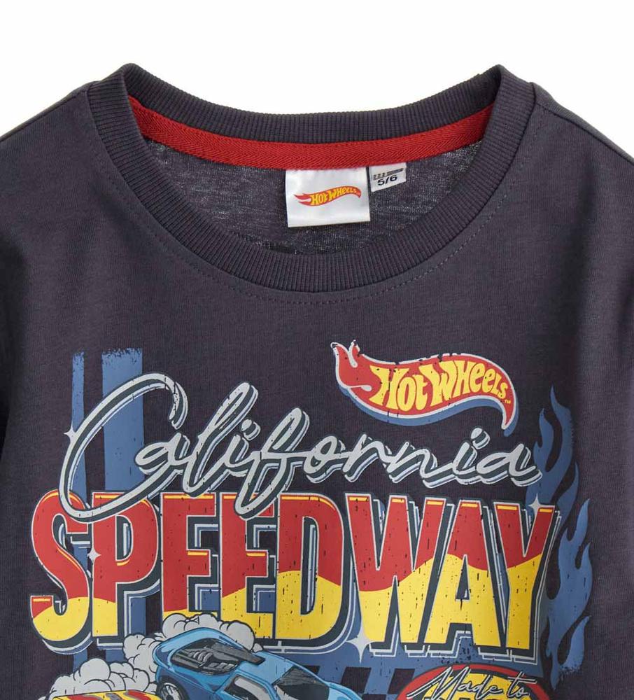 Chlapecké tričko s dlouhým rukávem Hot Wheels