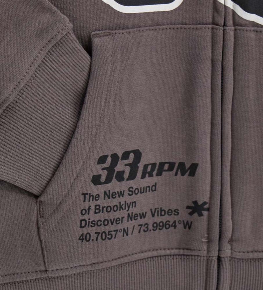 Chlapecká mikina na zip zateplená