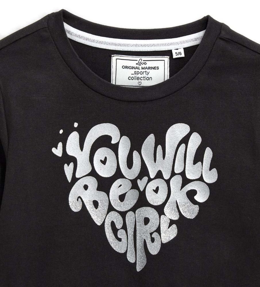 Dívčí Crop top s dlouhým rukávem
